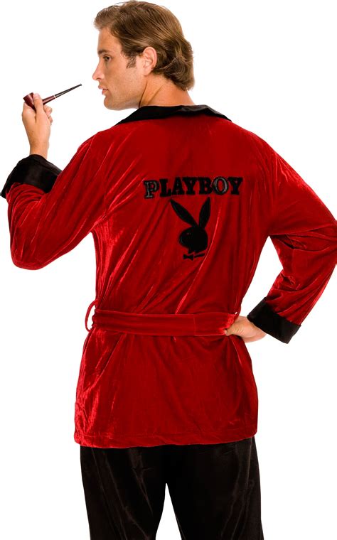 playboy robe|Playboy Hugh Hefner Costume Jacket Robe .